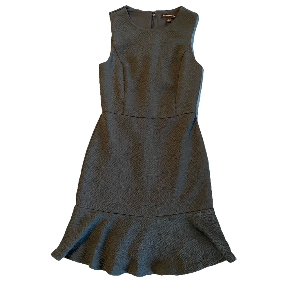 Banana Republic Dark Green Sleeveless Dress Women's Size 2 Party Holiday Classic